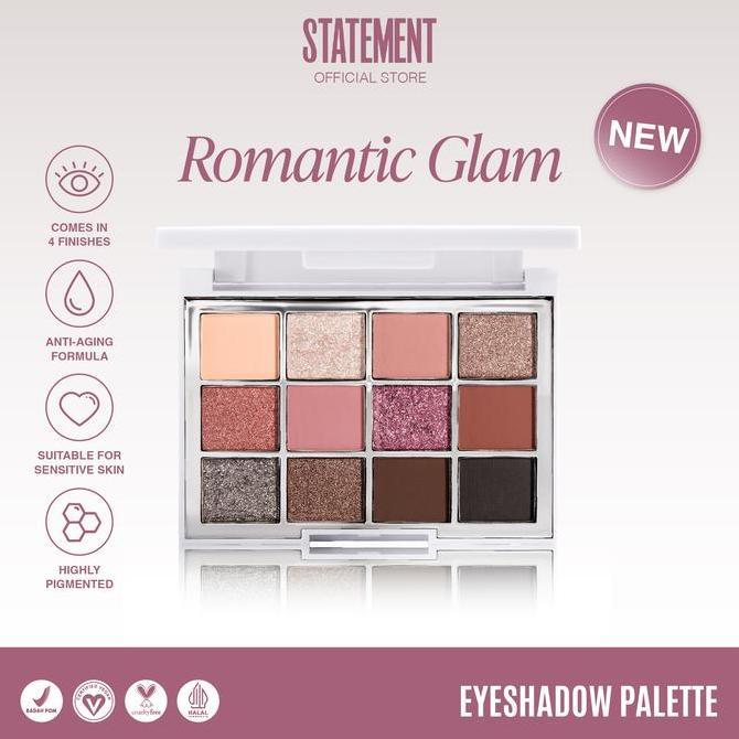Eyekit- Statement  Romantic Glam Eyeshadow Palette