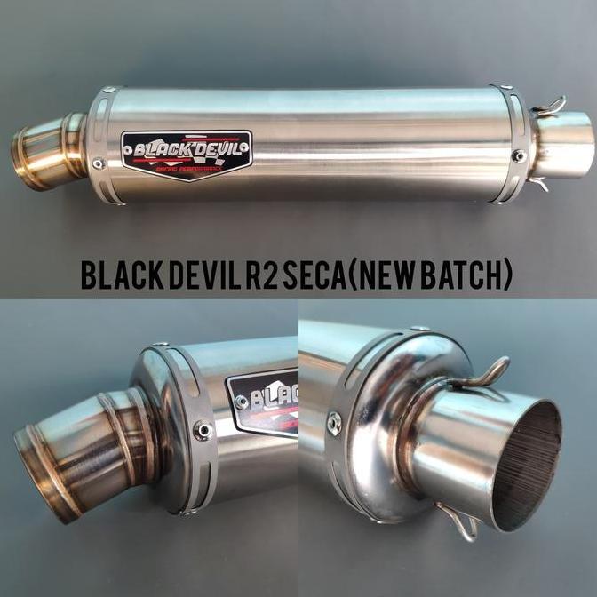 VIRALL KNALPOT BLACK DEVIL NEW R2 SECA ORIGINAL (SILENCER ONLY) //