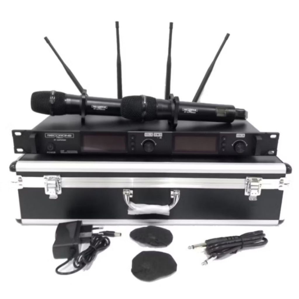Mic Wireless Recording Tech RT SUPER 200 Hitam