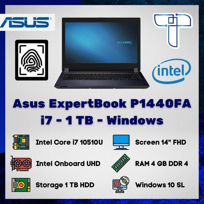Bestgood- Laptop Notebook Asus Expertbook P1440FA - i7 - 1 TB HDD - Win
