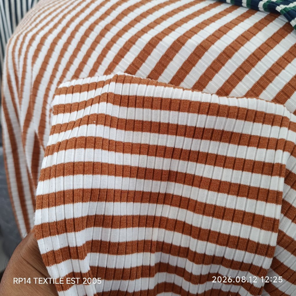 HARGA/0,5 M | BAHAN KAOS RIB PREMIUM | KAIN CABUT JARUM STRIPE | KAIN MANGO KNIT | KAIN HORNET KNIT