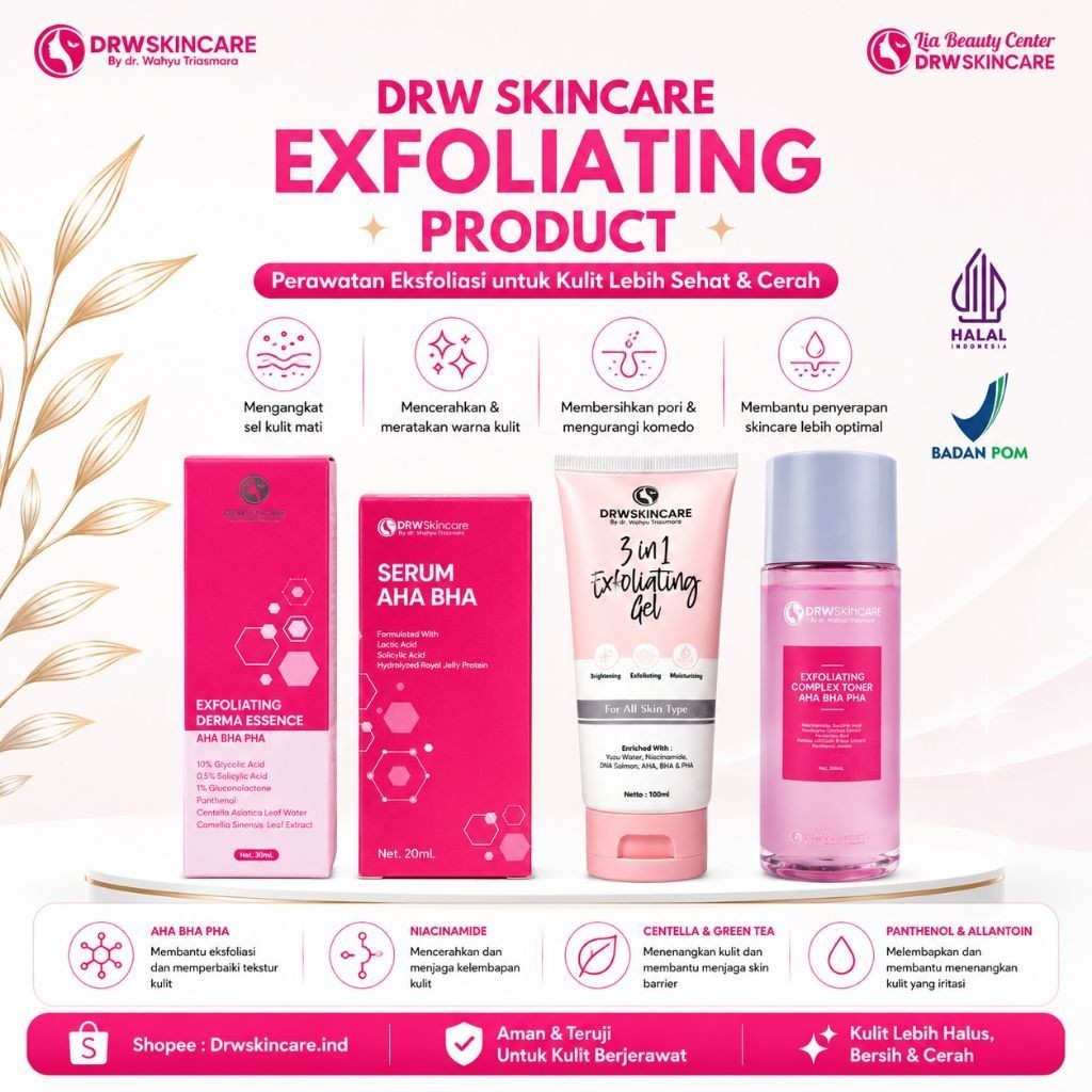DRW SKINCARE | PRODUK EKSFOLIASI