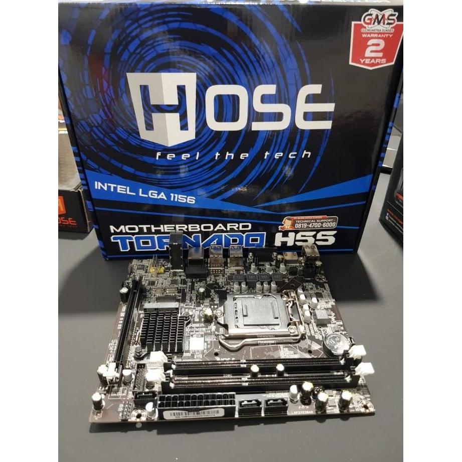 MOTHERBOARD HOSE H55 LGA 1156 RESTOCK