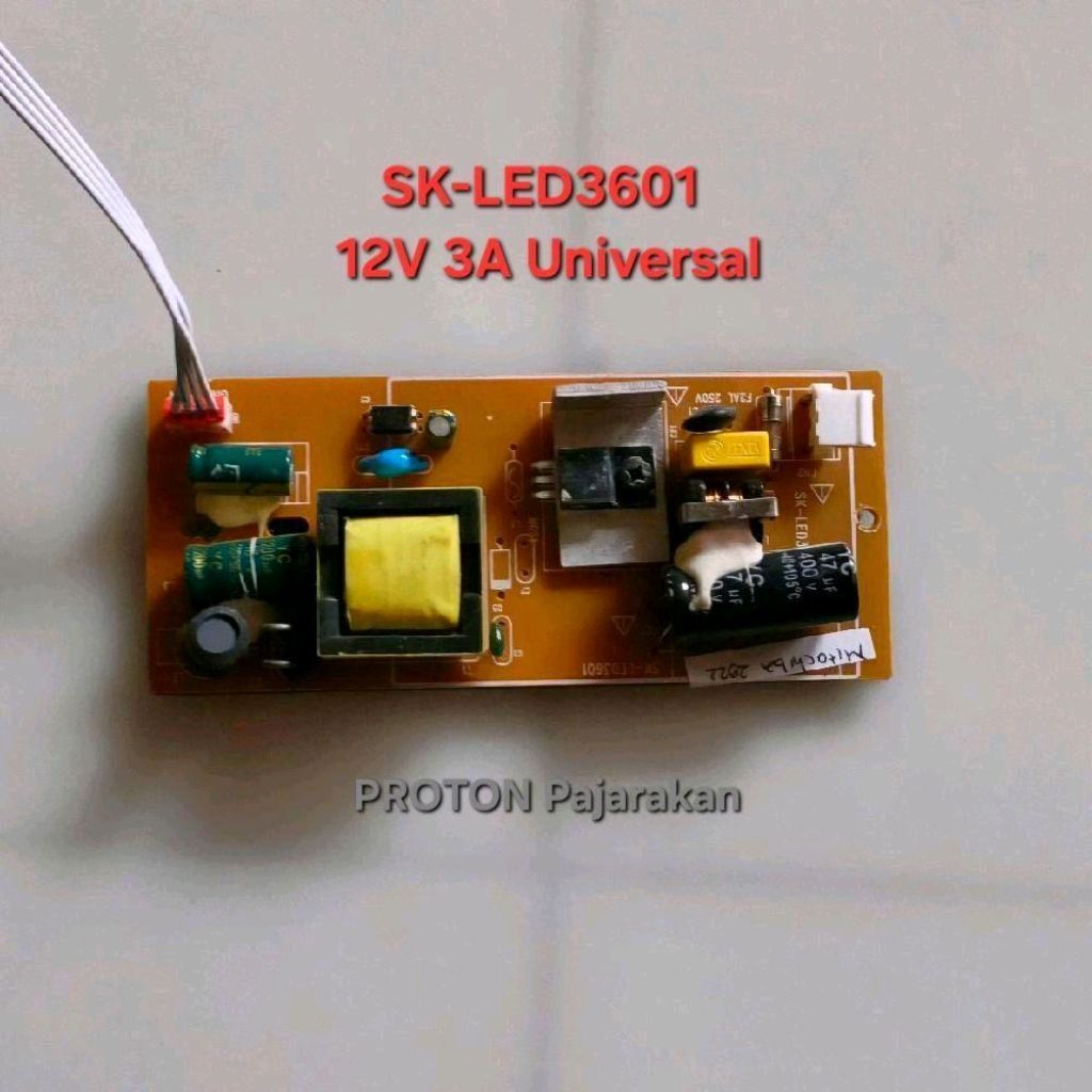 PSU LCD LED TV MITOCHIBA 2922 MT-1966 Mito 19" Mesin Power Supply RD003276-07128 SK-LED3601 Suply 12