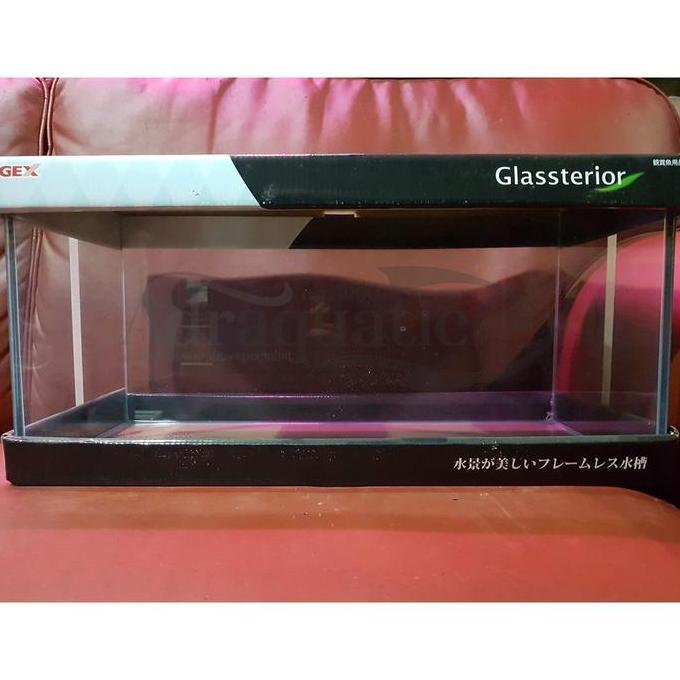 Sasana- Aquarium Gex Glassterior Slim 450 Uk. 45X20X22 Cm Akuarium Kaca