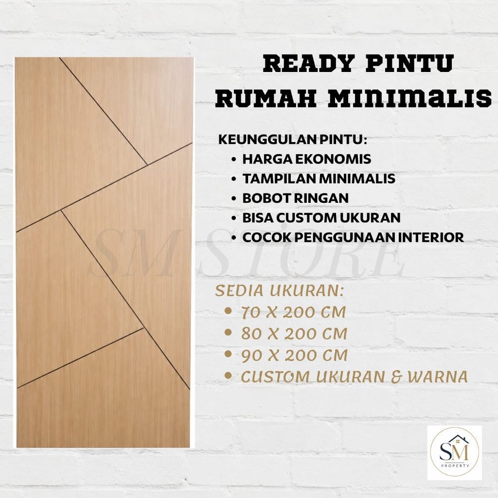 PINTU TRIPLEK MINIMALIS | PINTU RUMAH & KAMAR | PINTU MURAH
