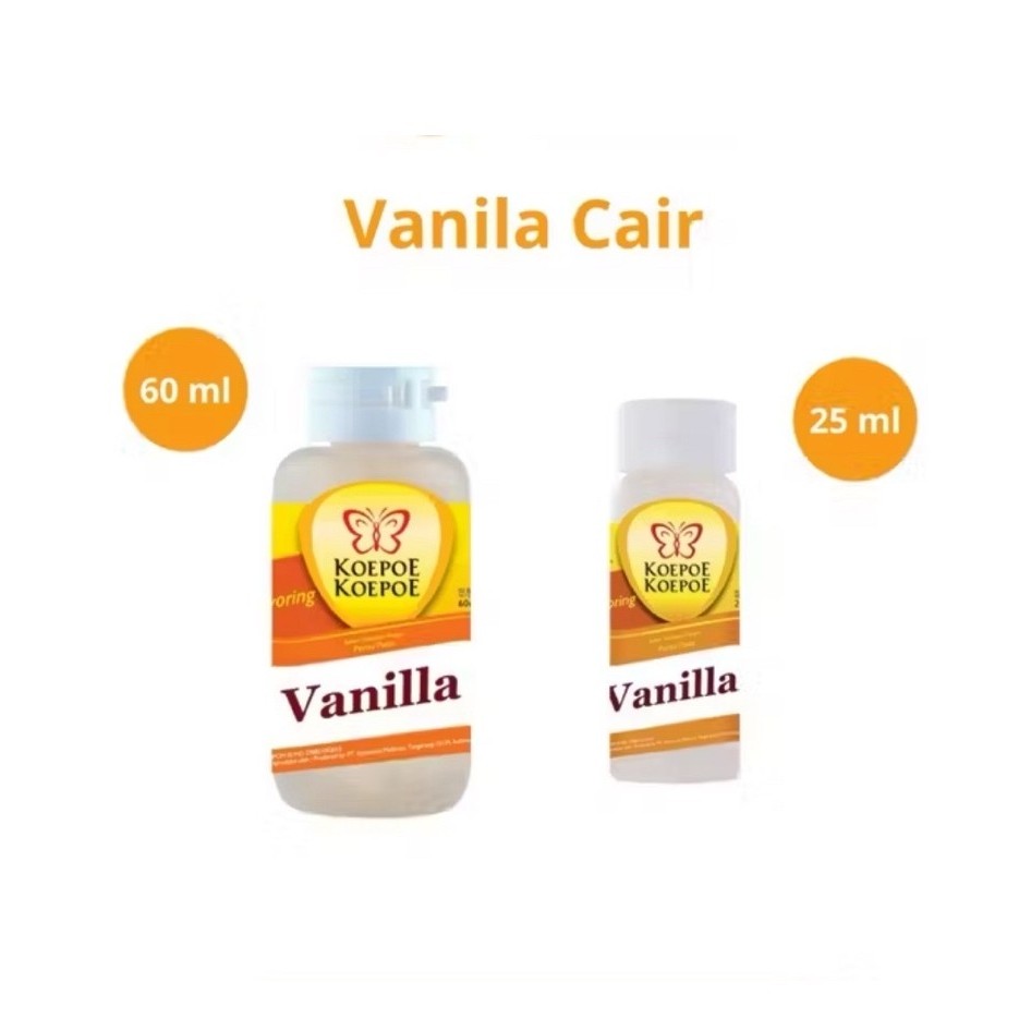 Perisa Vanila Vanilla Vanili Cair Kupu Kupu Koepoe-Koepoe Premium