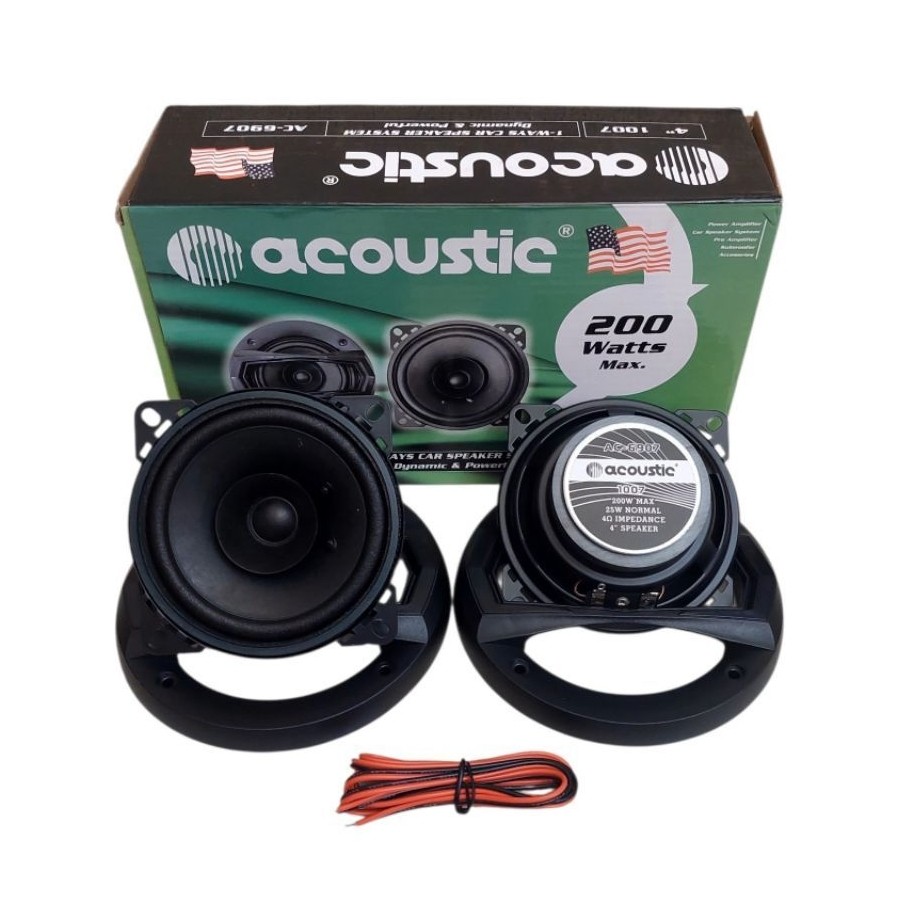 Speaker 4 inch acoustic 1007 one way speaker 4" acoustic 1007