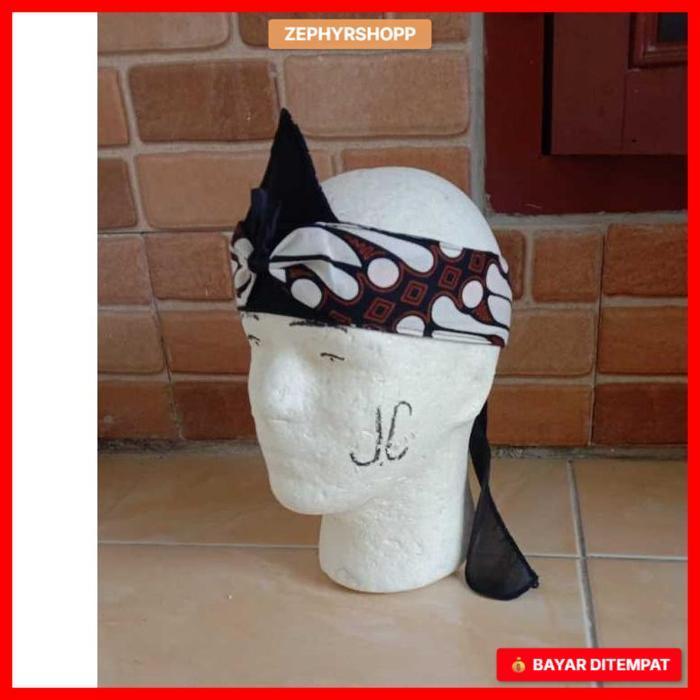 Termurah Iket Kepala Motif Lereng - Blangkon Sunda Udeng Totopong Sunda / Jawa / Bali Motif Lereng