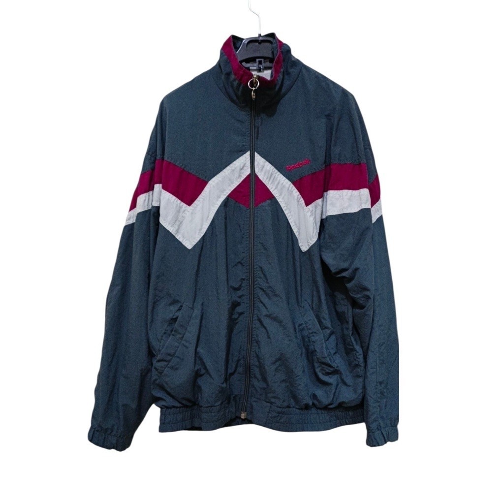 Vintage Reebok windbreaker colorblock 90s original