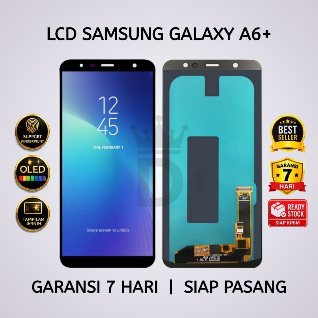 LCD TOUCHSCREEN SAMSUNG A6 PLUS OLED FULLSET