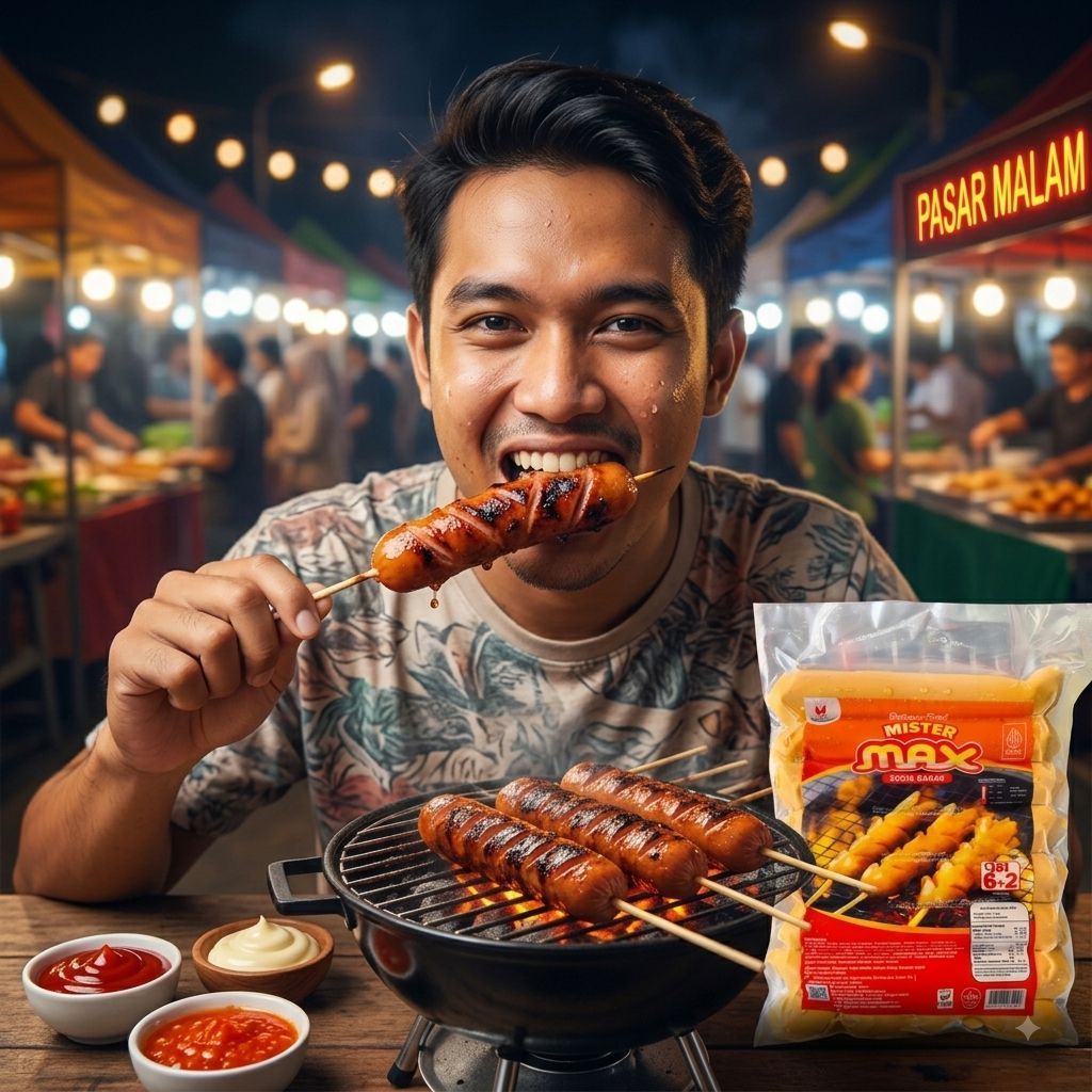 SOSIS MAX/ SOSIS BAKAR/ SOSIS JUMBO ISI 8