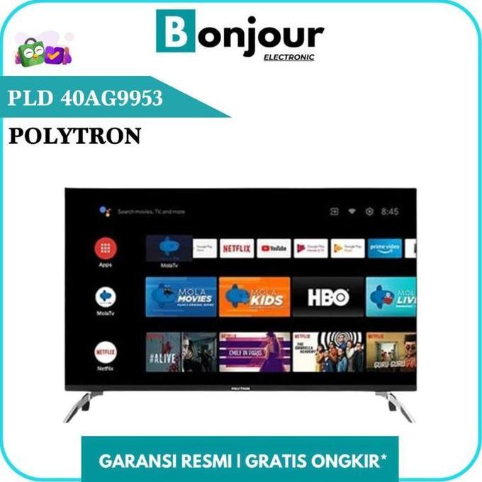 Allthebest- LED Polytron 40 Inch Smart TV Android PLD40AG9953 Digital TV Polytron