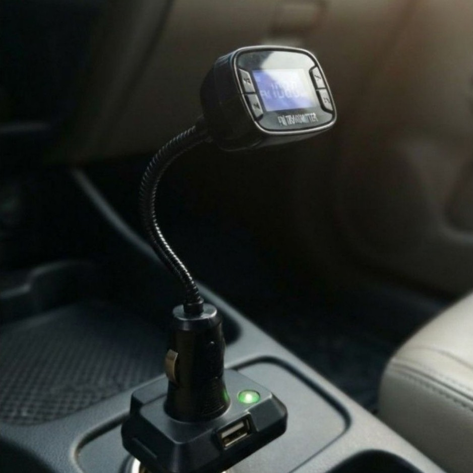 FM Transmitter Mobil + Car Charger USB Multifungsi