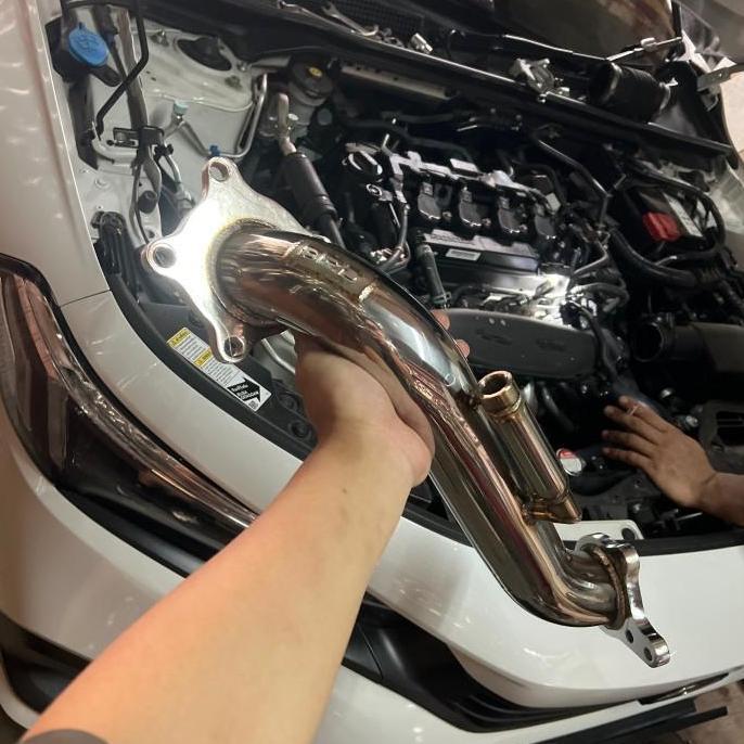 '' DOWNPIPE BRD KNALPOT HONDA CIVIC TURBO FC FK & CRV TURBO ''