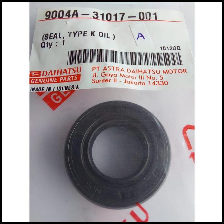 HOT DEAL DAIHATSU 9004A-31017-001 SEAL TYPE K OIL XENIA 13 GENUINE 