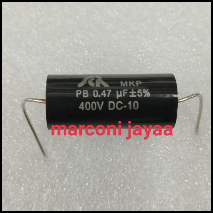 GRATIS ONGKIR KAPASITOR MKP AXIAL 0,47UF 400VDC