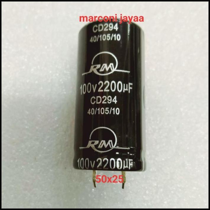 TERBARU KAPASITOR 2200UF 100V "RM" 