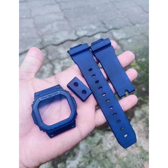 BNB GSHOCK DW5600 Blue Original Modul Diskon