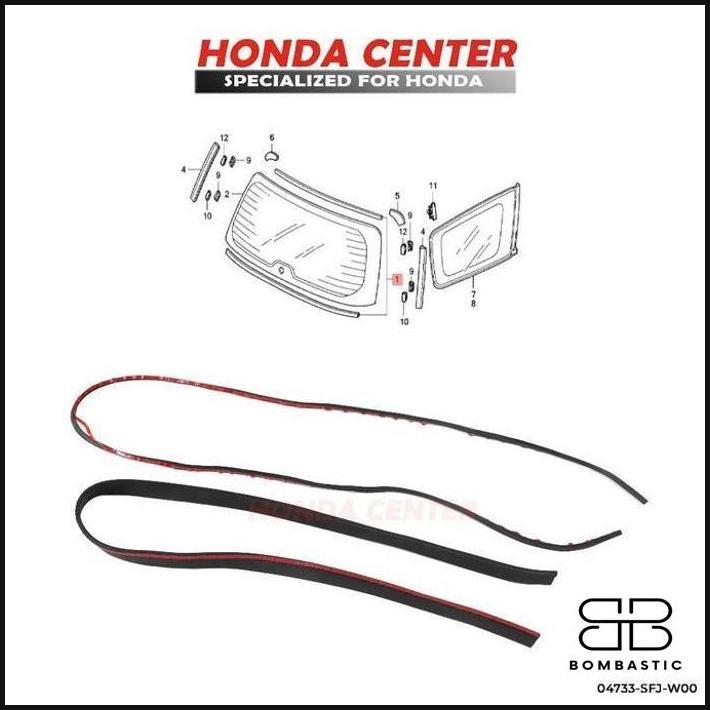 Rmx Karet Dam Set Kaca Belakang Mobil Honda Odyssey Rb1 2004 2005 2006 2007 2008 Best Seller