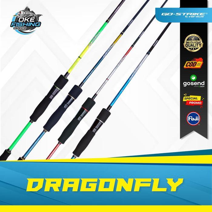 Joran Ultralight GoStrike Dragonfly | UL Spinning Rod Toray Hollow Carbon | Max Drag 4kg (FREE PARAL