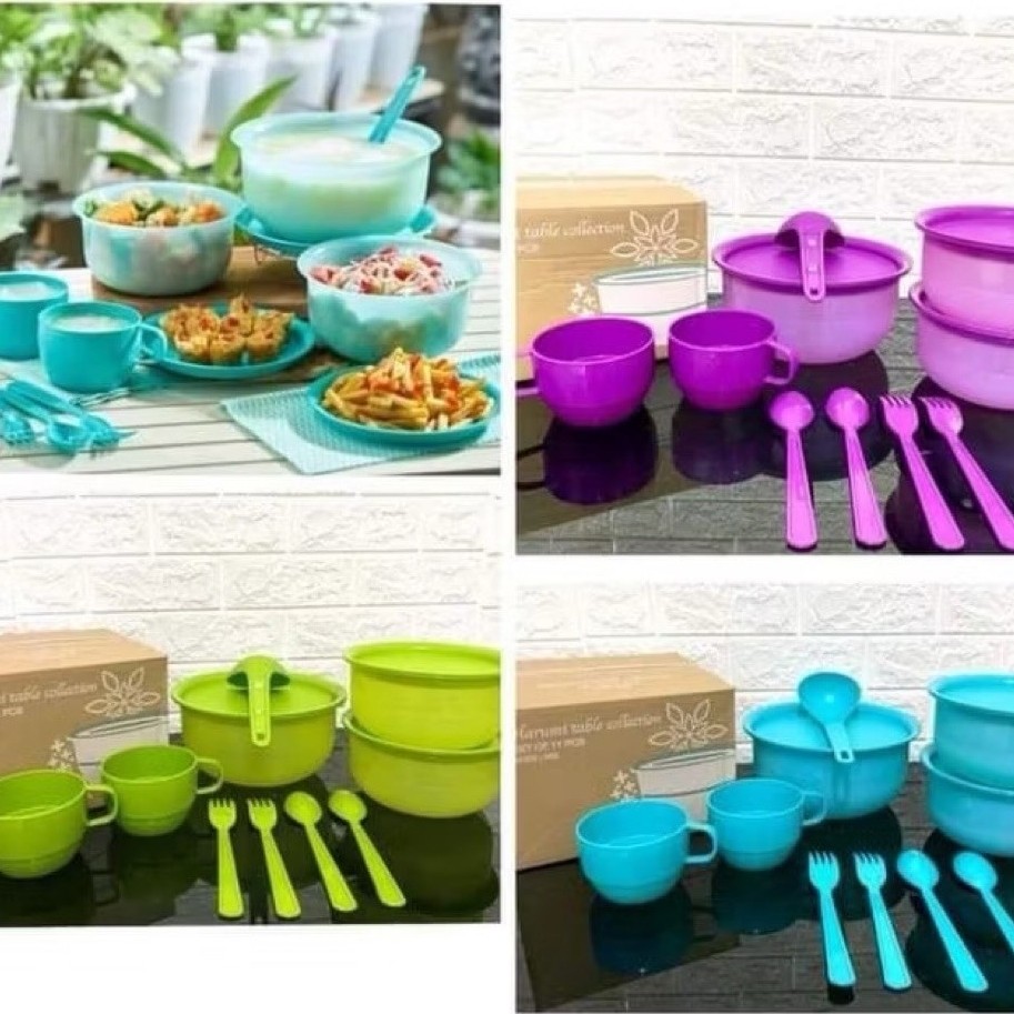 HARUMI SET PLASTIK / WADAH MAKANAN / HARUMI TABLE CALLECTION / MANGKOK HARUMI SET