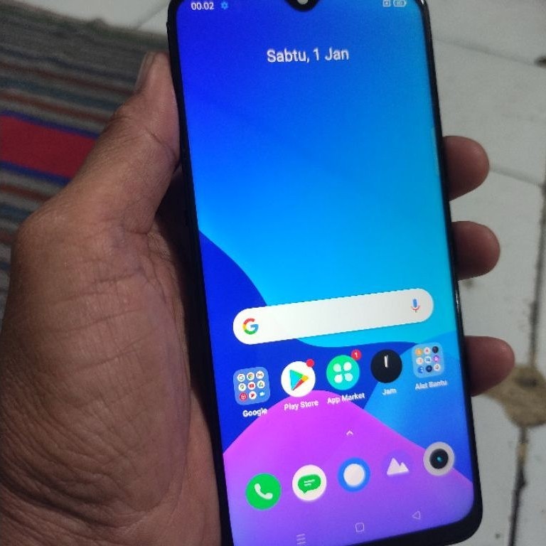 lcd realme 5 pro ori copotan