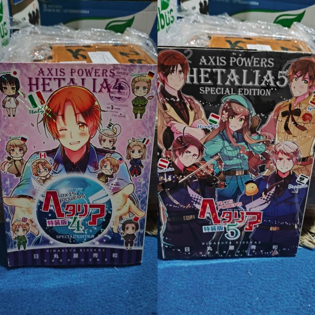 Komik manga impor Axis powers hetalia special edition 4,5 / komik manga impor axis hetalia special e