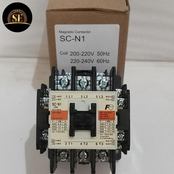 TERMURAH - Magnetic Contactor Fuji SC-N1 Kontaktor fuji SCN1 SCN-1