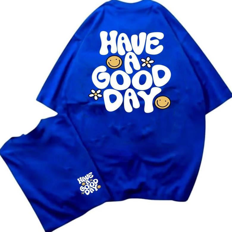 Original Have A Good Day Baju Kaos Distro Vintage Premium 24S Tebal Tshirt Oceanetic