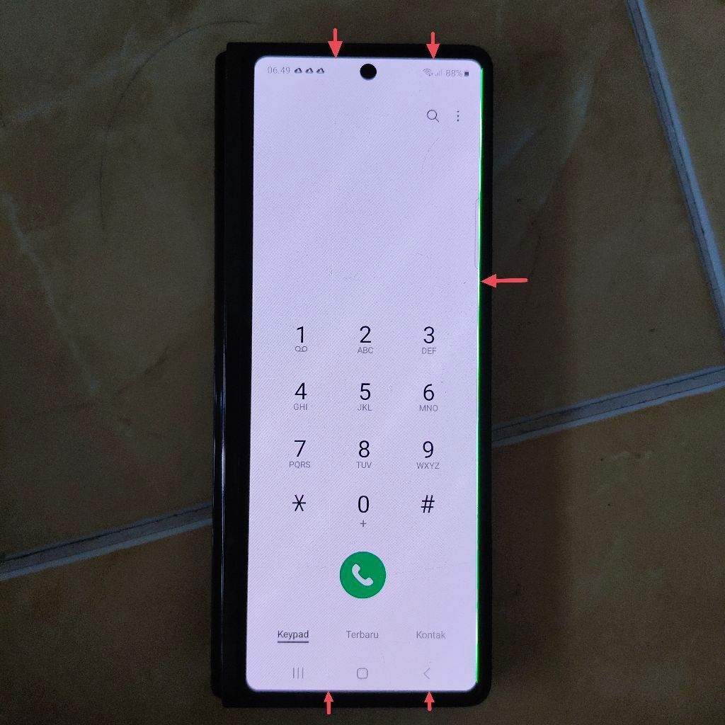 LCD eksternal z fold 2 (minus)