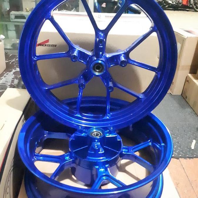 FYP VELG VROSSI COBRA NINJA 250 FI LEBAR BIRU CANDY //