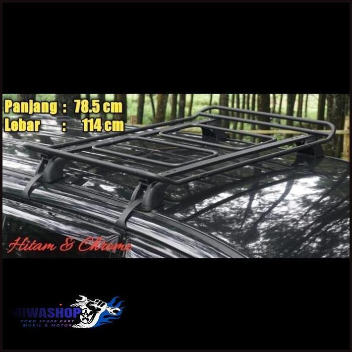 ROOF RACK BAGASI ATAS MOBIL AGYA / AYLA MODEL RACK JACK KAKI 4 MEREK SUNRISE KOMPLIT BARU