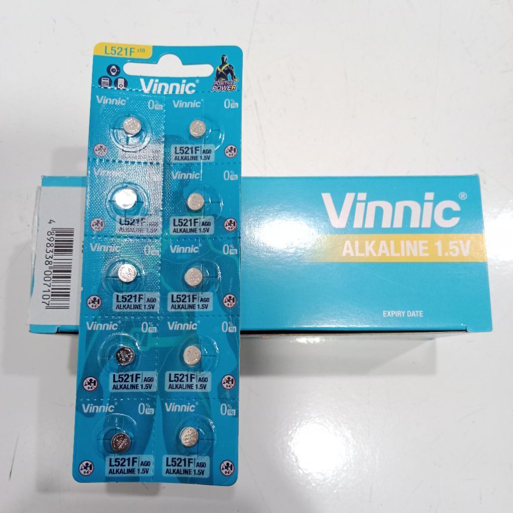 Baterai jam 521 379 L521F perlembar isi 10pcs