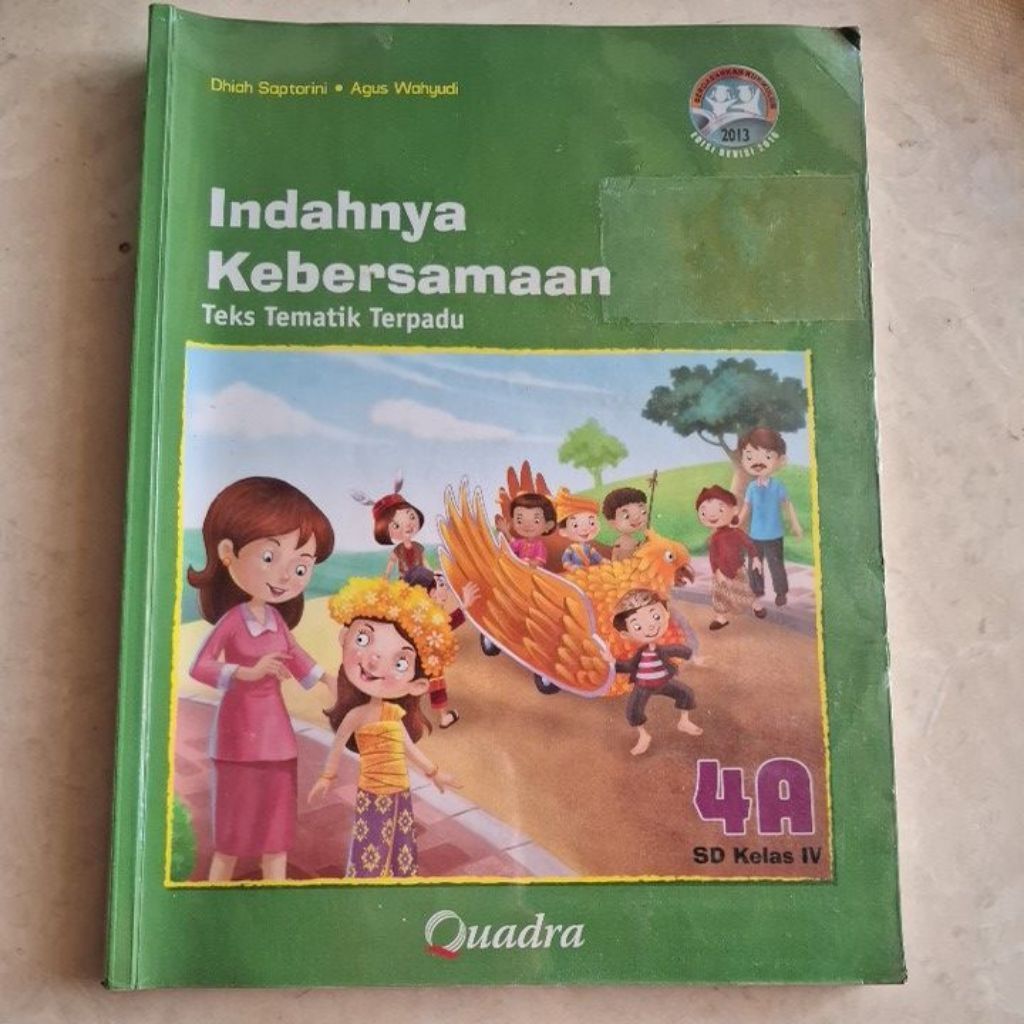 Buku Teks Tematik Terpadu 4A 4B 4C 4D 4E 4F 4G 4H 4I Quadra