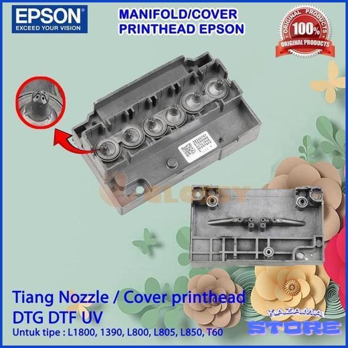MANIFOLD PRINTHEAD HEAD EPSON 1390 L1800 PRINTER DTG PROMO