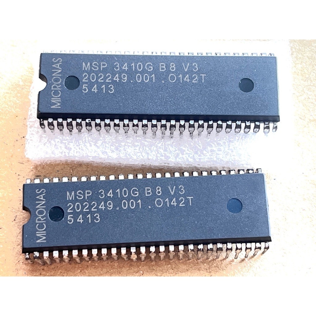 Chip IC Micronas MSP3410G B8 V3 202249.001 O142T 5413 DIP Socket