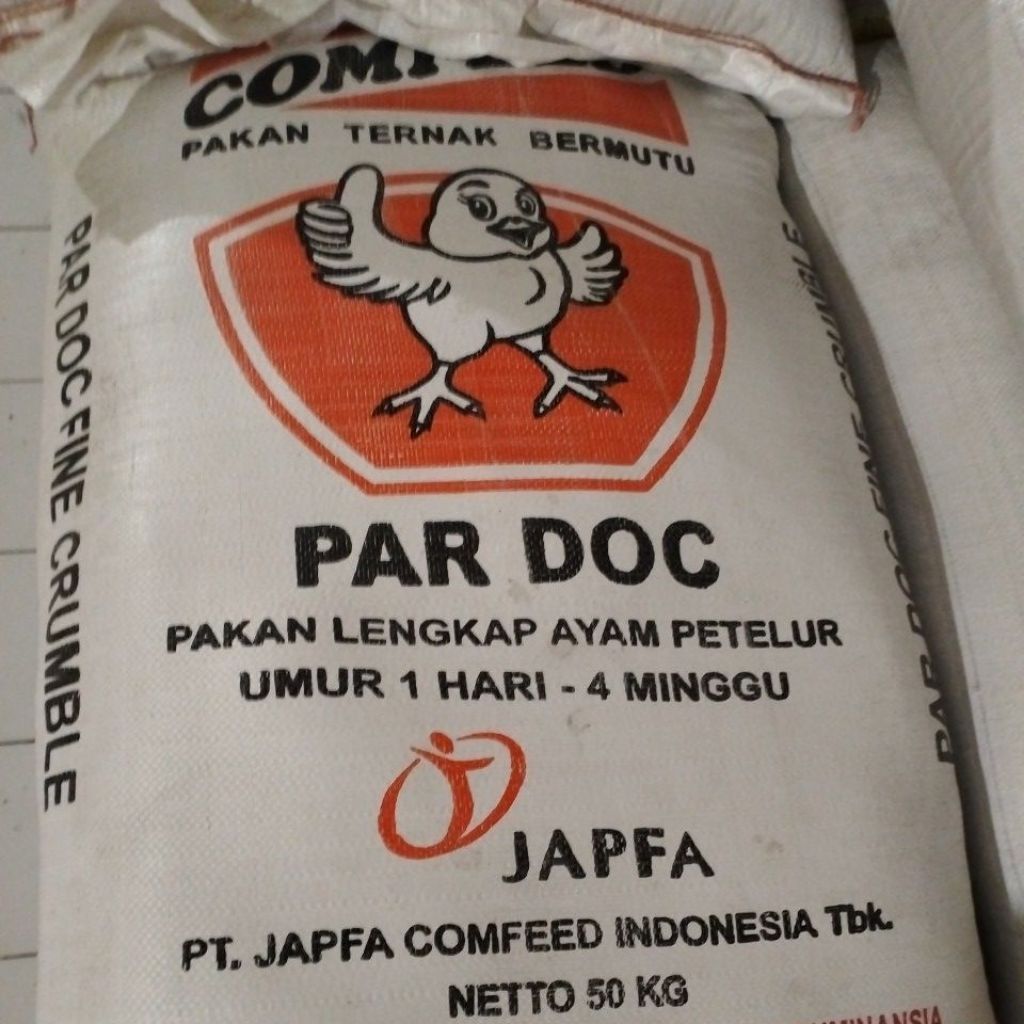 PAR DOC Comfeed Pakan Ayam Petelur 50Kg Original