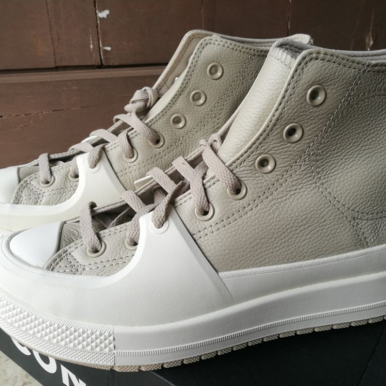 BNIB Converse CTAS Construct Slushy Beige Genuine Leather 42 - 27cm