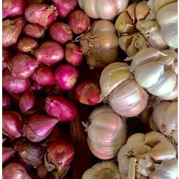 Bawang Merah, Putih, dan Bombay Segar INSTAN CILACAP