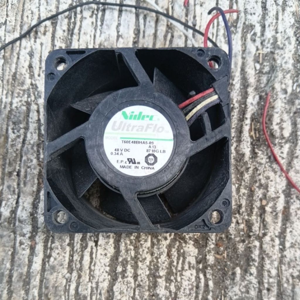 kipas uk 6x6 48v NIDEC tebal 4 cm KENCANG