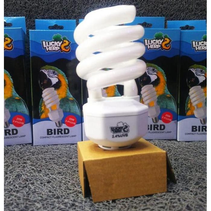 Lucky Herp Bird Lamp 2.4% UVB 20w - Lampu Burung