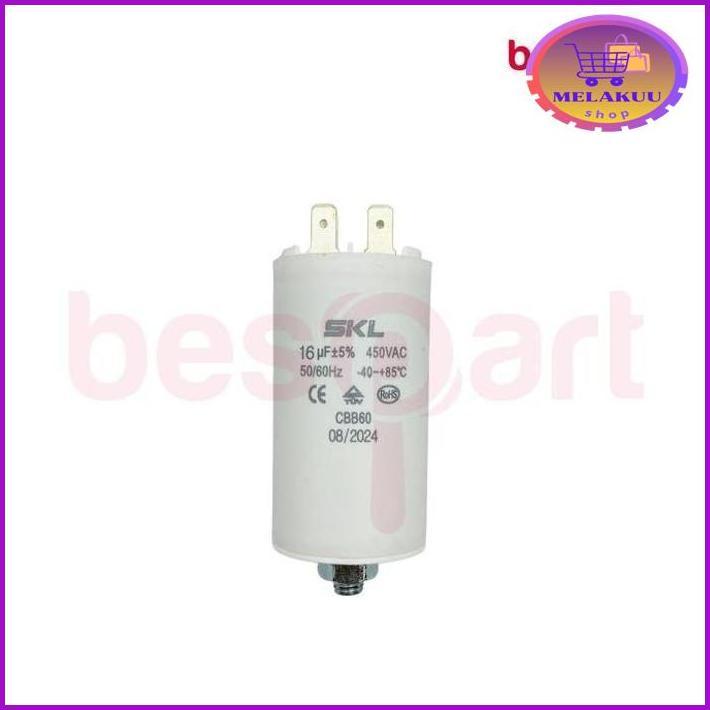 CAPACITOR 16UF 450V UNTUK MESIN KOPI ESPRESSO / GRINDER (MODEL BAUT) MURAH
