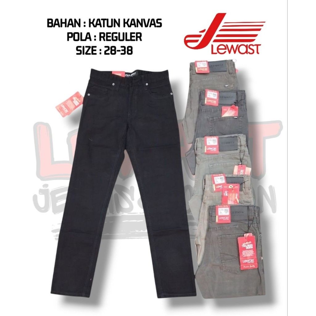 Celana Katun Pria LEWAST PREMIUM Original