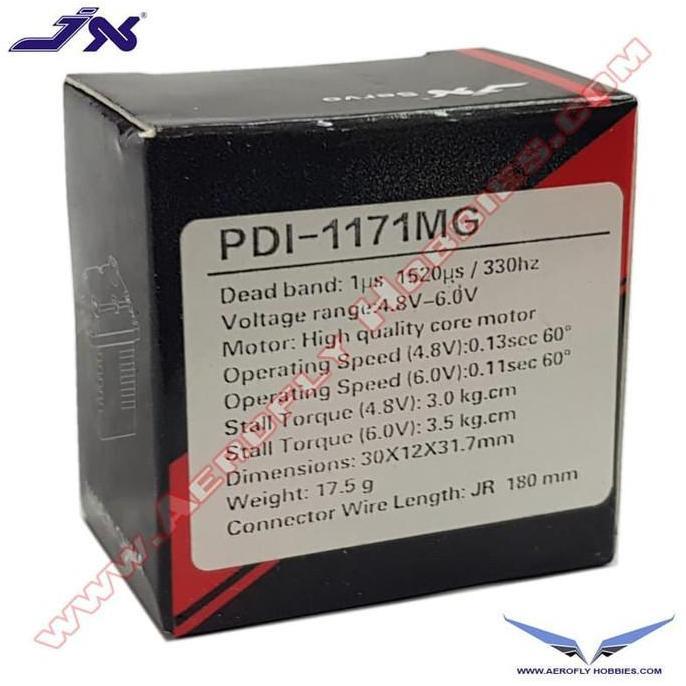 JX PDI 1171 MG 17G 3.5KG TORQUE METAL GEAR FOR WLTOYS RC CAR RC DRIFT