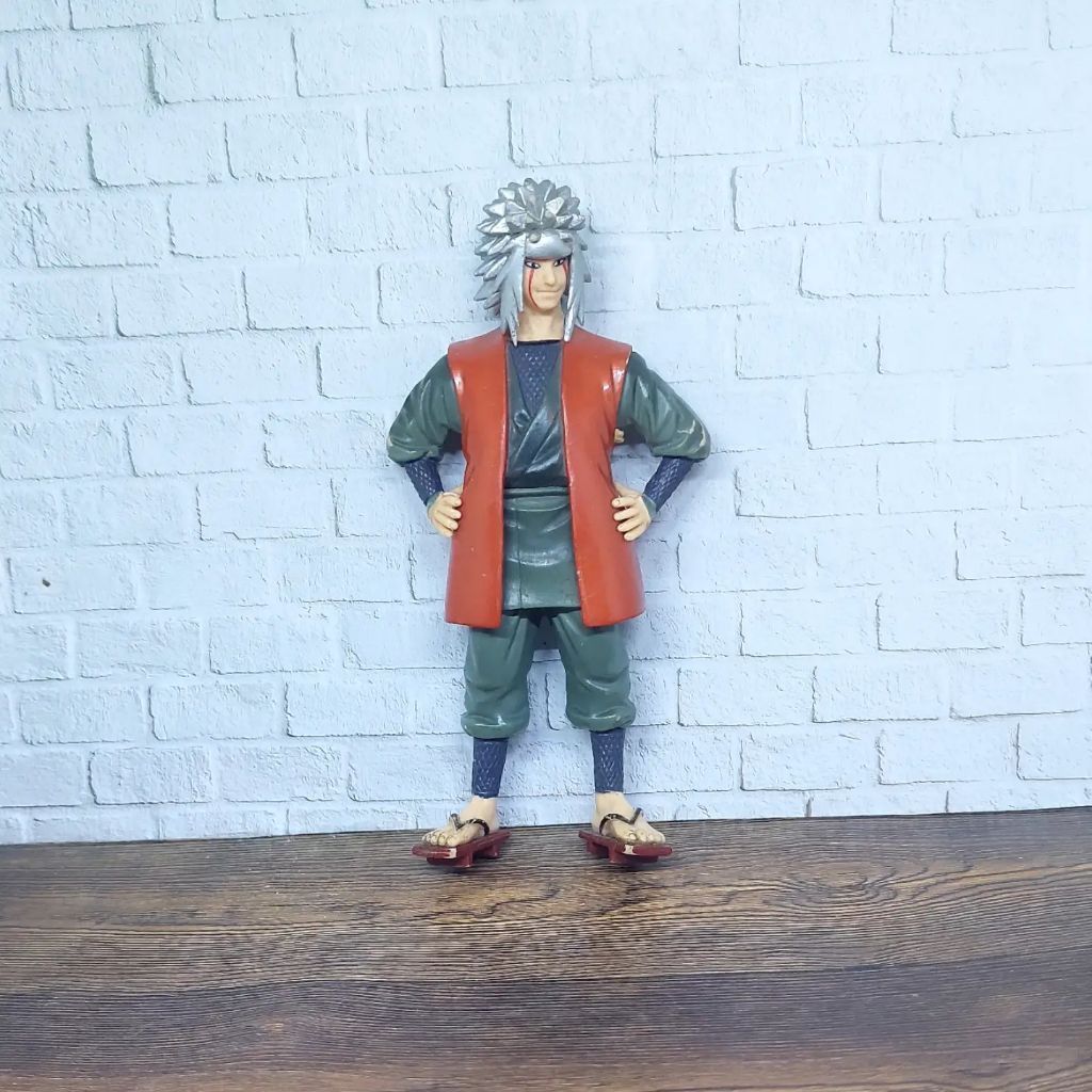 Preloved Action Figure Jiraiya Naruto anime 13cm