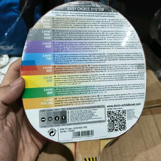 Bet Ping Pong Tenis Meja Donic Schildkrot Legends Line Level 500 Art No.714407