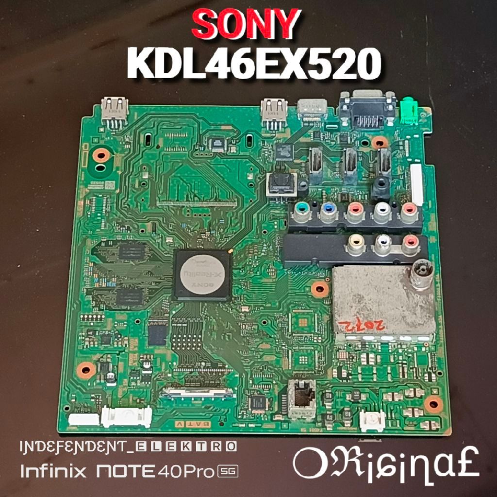 Mainboard Sony KDL-46EX520   Mainboard sony kdl-46ex520    Mesin tv led sony KDL46EX520