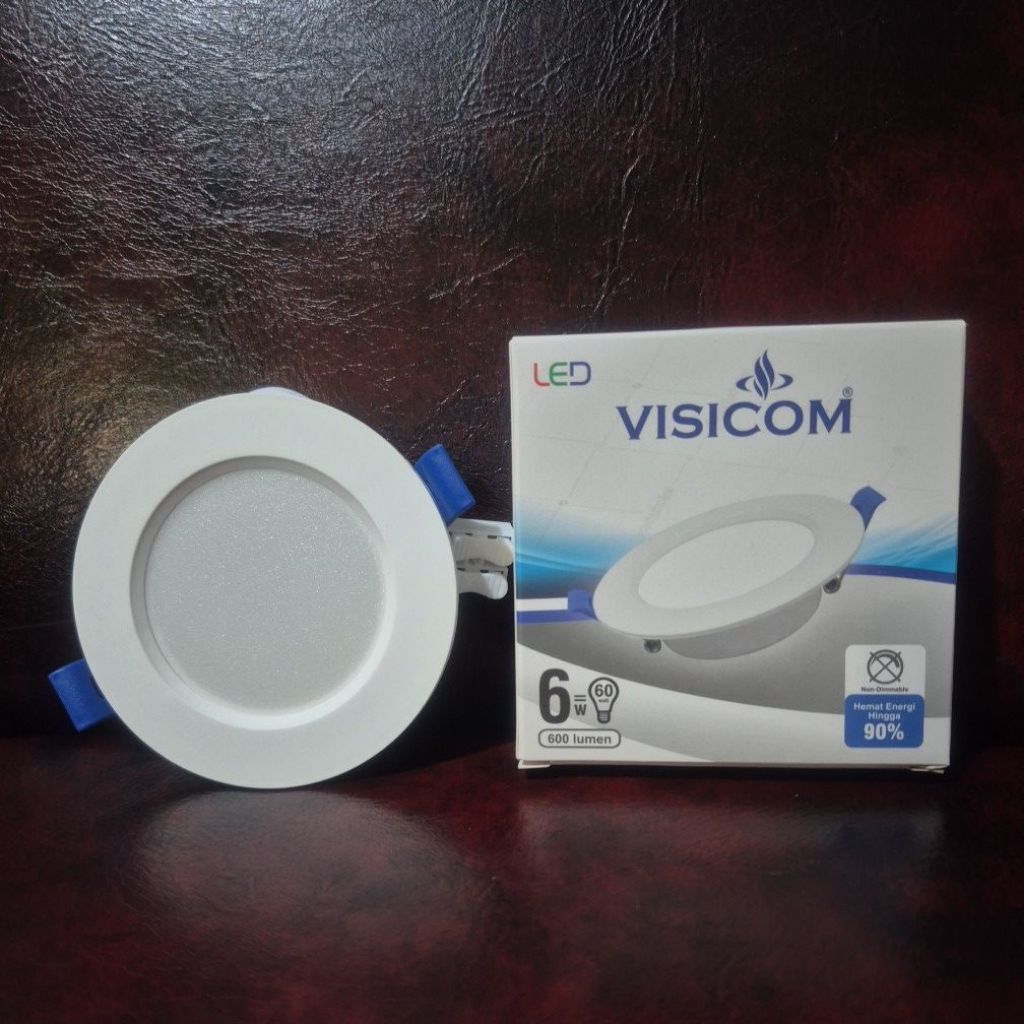 Lampu Downlight Visicom  6 watt, Hemat Energi 90%