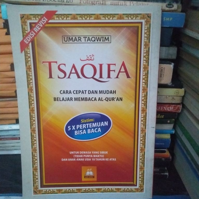 Buku Umar Taqwim Tsaqifa Cara Cepat dan Mudah Belajar Membaca Al-Qur'an Edisi Revisi